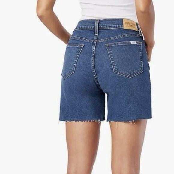 NWOT Signature by Levi Strauss & Co. Gold Women's Heritage High Rise 5" Short 10 - Picture 11 of 11